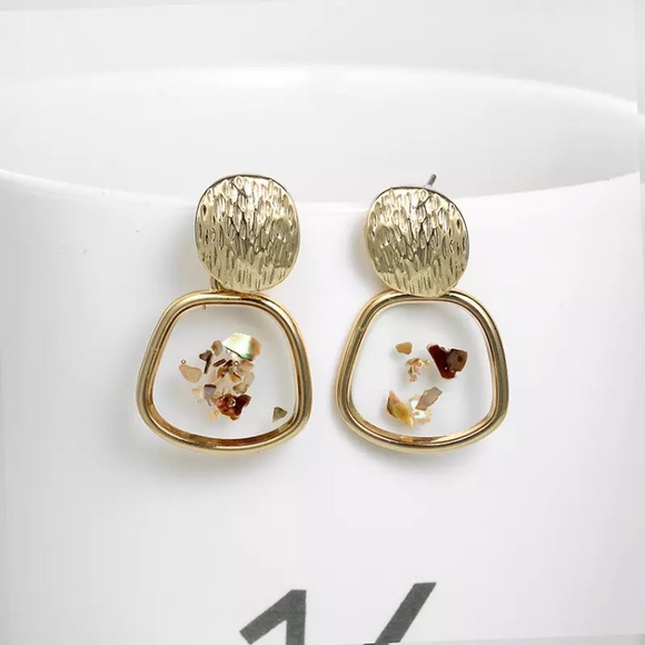 ⚜️[𝟯/$𝟭𝟴]⚜️Acrylic Resin Geometric Earrings NEW - Picture 2 of 9